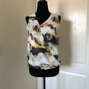 Sleeveless Draped Top